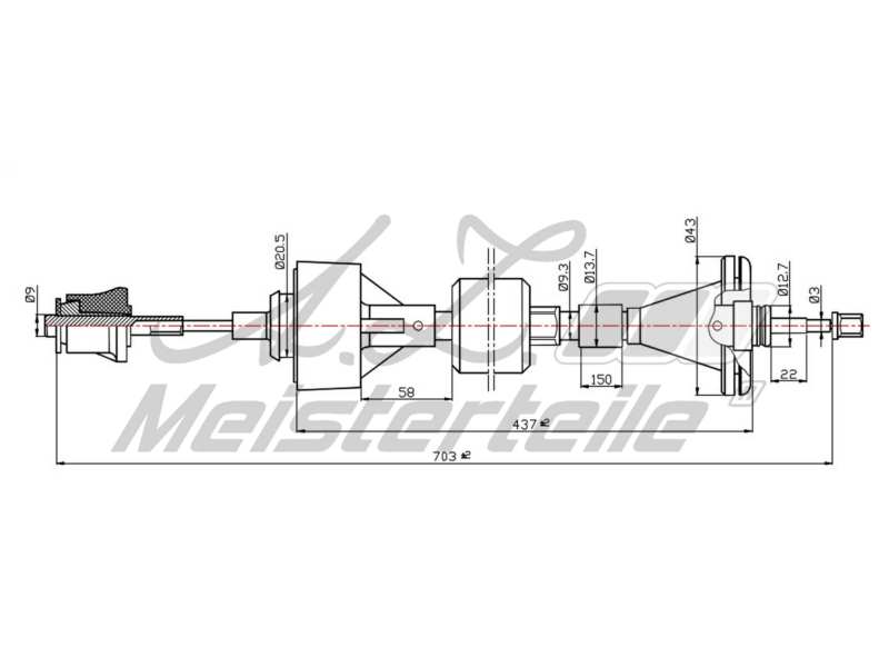 Clutch cable